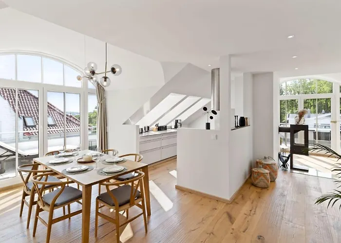 Апартаменты Exklusives Traum-penthouse Mit Wasserblick & Wellness Зеллин